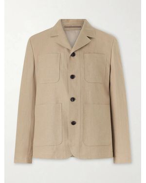 MR P. Linen Blazer - Natural