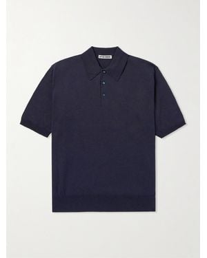 Kaptain Sunshine Cotton Polo Shirt - Blue