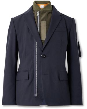 ジャケット sacai Pinstripe blazer Sacai Pinstripe Blazer