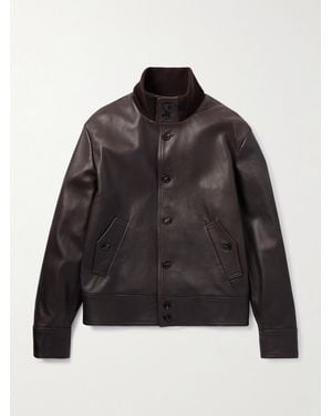 Slowear Leather Jacket - Black