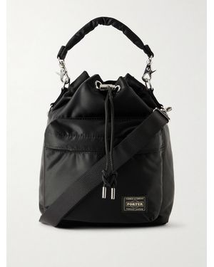 PORTER-YOSHIDA & CO Balloon Nylon-twill Messenger Bag - Black