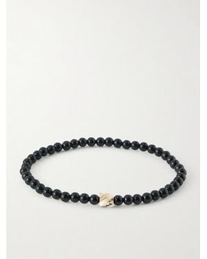 Luis Morais 14-Karat Ruby And Sapphire Bracelet - Black