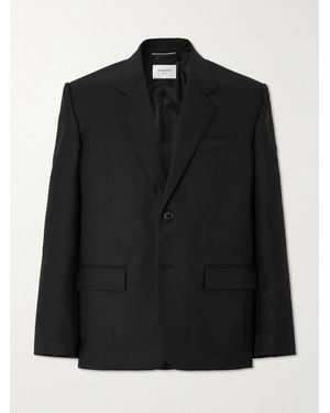 Saint Laurent Wool-gabardine Blazer - Black