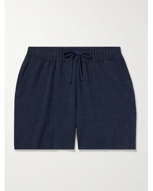 STÒFFA Straight-Leg Cotton Drawstring Shorts - Blue