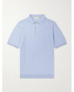 Piacenza 1733 Cotton Polo Shirt - Blue