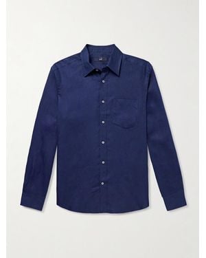 dunhill Linen Shirt - Blue