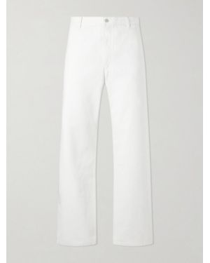 Jeanerica Genua Straight-Leg Cotton-Blend Jeans - White