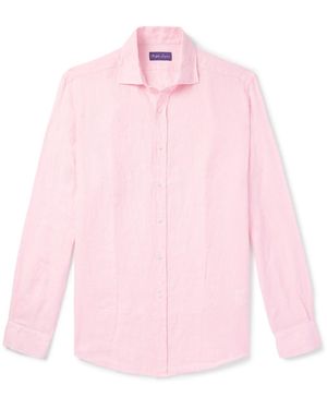 Ralph Lauren Natté Linen Shirt - Pink