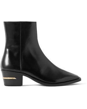 Amiri Glossed-Leather Chelsea Boots - Black