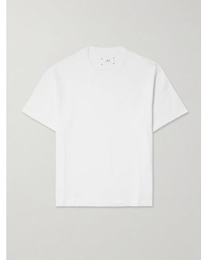 MR P. Oversized Cotton-jersey T-shirt - White