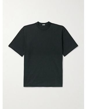 A.PRESSE Heavy Weight Cotton-Jersey T-Shirt - Black