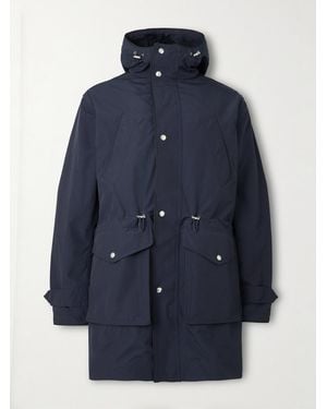 MR P. Shell Hooded Parka - Blue
