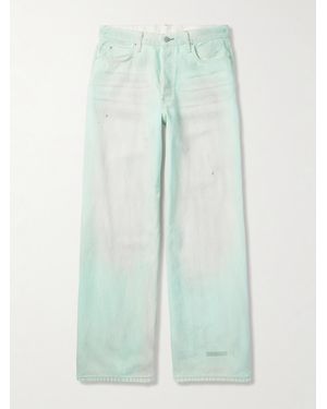 Acne Studios Traffic Straight-Leg Distressed Jeans - Blue
