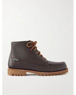 Sebago Carter Full-Grain Leather Lace-Up Boots - Brown