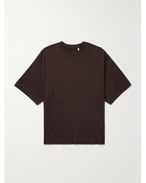 Kaptain Sunshine Super180s Wool-jersey T-shirt - Brown