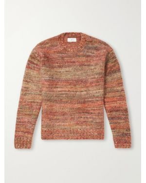 MR P. Space-Dyed Cashmere Jumper - Orange