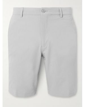 Peter Millar Surge Straight-leg Tech-jersey Golf Shorts - Grey