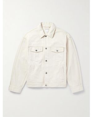 Bottega Veneta Stone-washed Denim Jacket - Natural