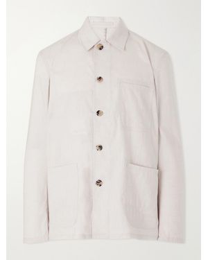 Paul Smith Linen And Wool-Blend Overshirt - Natural
