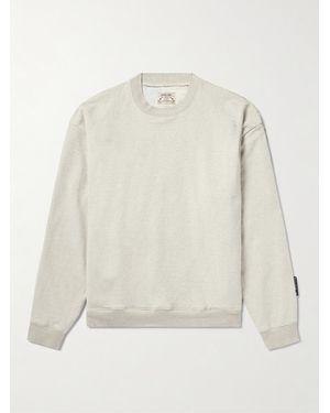 Kapital Patchwork Cotton-Blend Jersey Sweatshirt - White