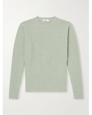 Altea Wool and Cashmere-Blend Sweater - Grün