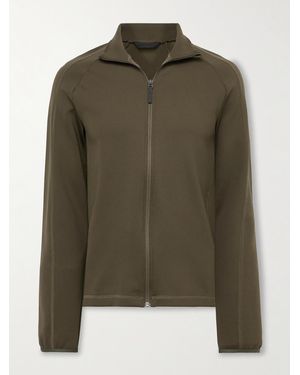 Aztech Mountain Ajax Slim-fit Stretch-jersey Zip-up Ski Mid-layer - Green