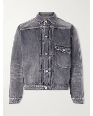 Fullcount Type 1 Dartford Selvedge Denim Jacket - Grey