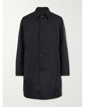 Loro Piana Reversible Storm System Shell And Cashmere Coat - Blue