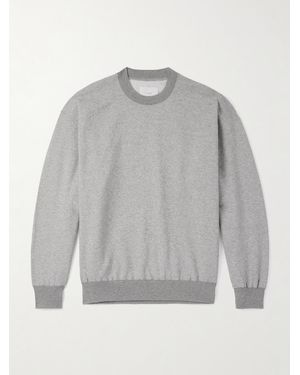 Ssstein Cotton And Yak-Blend Jersey Sweatshirt - Grey