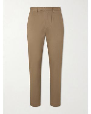 James Purdey & Sons Straight-Leg Stretch-Lyocell Twill Chinos - Natural