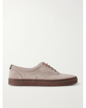 Brunello Cucinelli Suede Trainers - Brown