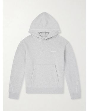 Givenchy Logo-Embroidered Cotton-Jersey Hoodie - White