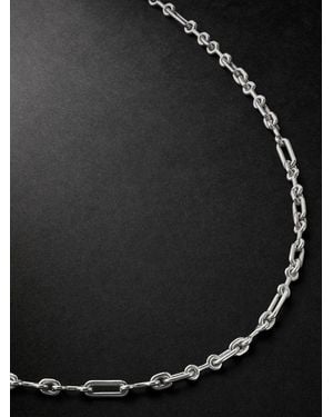 M. Cohen Pelham Small Sterling Silver Necklace - Black