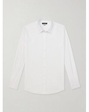 Dolce & Gabbana Cotton Oxford Shirt - White