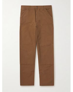 Carhartt Pantaloni Carpenter A Gamba Dritta - Neutro