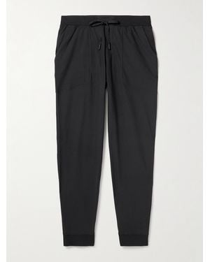 lululemon Abc Tapered Recycled-warpstremetm Drawstring Trousers - Black