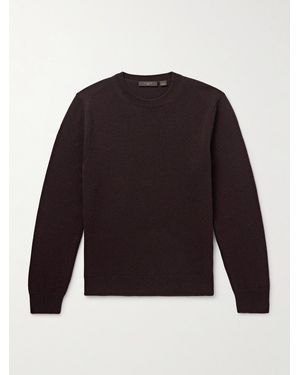 Slowear Incotex Zanone Virgin Wool And Cashmere-blend Jumper - Blue