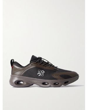 Loewe On 8 Cloudsolo Rubber-Trimmed Mesh Trainers - Black