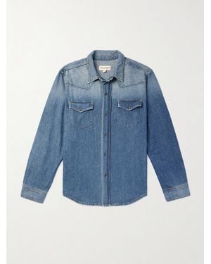 Nili Lotan Travis Denim Shirt - Blue