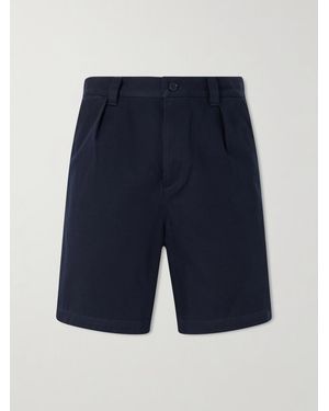 A.P.C. Otis Straight-Leg Cotton Shorts - Blue