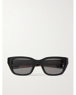 Bottega Veneta Ribbon Square-frame Acetate Sunglasses - Black