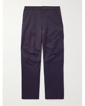 Nike Classics Straight-Leg Twill Trousers - Blue