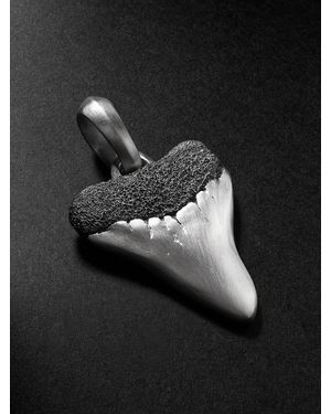 David Yurman Shark Tooth Anhänger aus Sterlingsilber - Schwarz