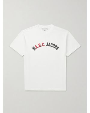 A.P.C. Marc Jacobs Logo-Print Cotton-Jersey T-Shirt - Grey