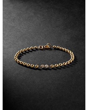 Greg Yuna Umlaut 14-Karat Gold Diamond Bracelet - Schwarz