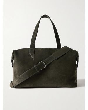 Metier Nomad All Day Reisetasche aus Veloursleder - Schwarz