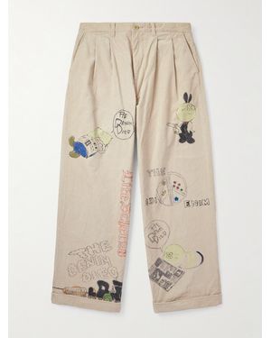 Kapital Pantaloni A Gamba Larga - Neutro
