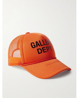 GALLERY DEPT. Logo-print Foam And Mesh Trucker Cap - Orange