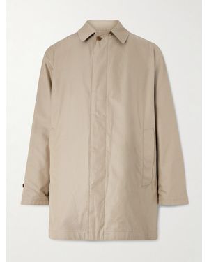 Kaptain Sunshine Reversible Cotton-Gabardine Coat - Natural