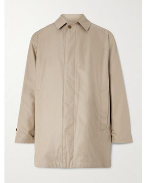Kaptain Sunshine Reversible Cotton-Gabardine Coat - Natural